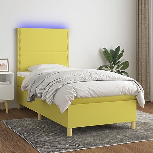 DYRJDJWIDHW kopfteil Bett futonbett bettgestell metallbettBoxspringbett mit Matratze Dunkelgrün 180x200 cm SamtGeeignet für Schlafzimmer DYRJDJWIDHW kopfteil Bett futonbett bettgestell metallbettBoxspringbett mit Matratze Dunkelgrün 180x200 cm SamtGeeignet für Schlafzimmer von DYRJDJWIDHW