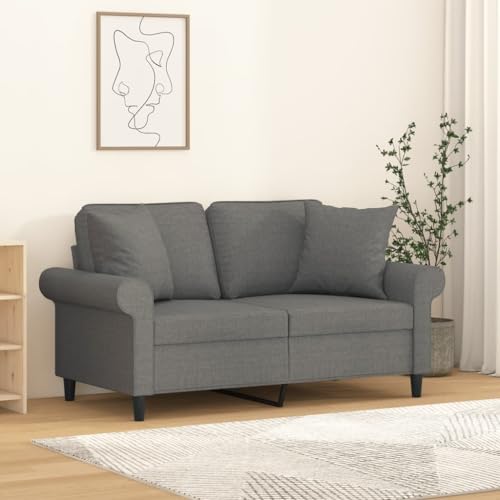 DYRJDJWIDHW kopfteil Bett metallbett Bed futonbettBoxspringbett mit Matratze Dunkelblau 140x190 cm SamtGeeignet für Schlafzimmer von DYRJDJWIDHW