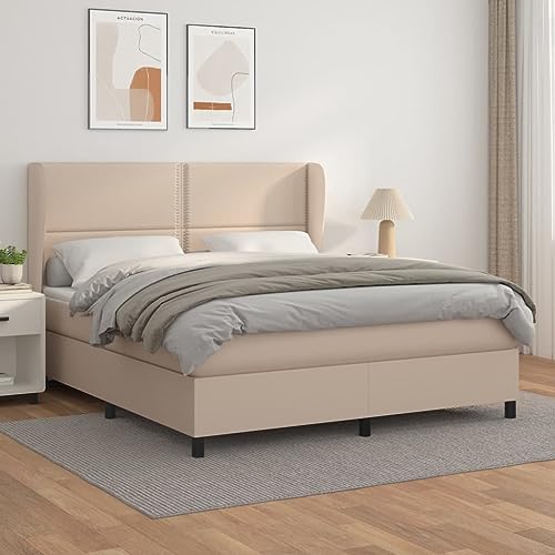 DYRJDJWIDHW kopfteil Bett metallbett futonbett bedBoxspringbett mit Matratze Dunkelgrün 100x200 cm SamtGeeignet für Schlafzimmer von DYRJDJWIDHW