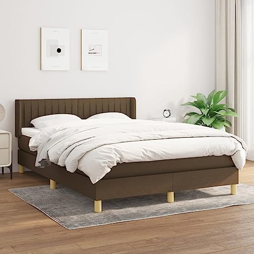 DYRJDJWIDHW lattenroste Bed futonbett metallbettBoxspringbett mit Matratze Dunkelgrün 90x200 cm SamtGeeignet für Schlafzimmer von DYRJDJWIDHW