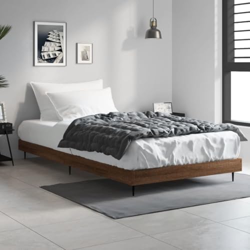 DYRJDJWIDHW lattenroste bettgestell futonbett bettBett mit Matratze Weiß 120x200 cm KunstlederGeeignet für Schlafzimmer von DYRJDJWIDHW