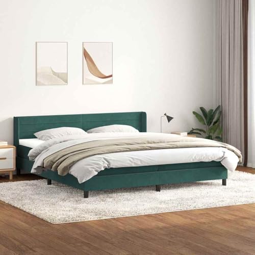 DYRJDJWIDHW lattenroste bettgestell metallbett bettBoxspringbett mit Matratze Schwarz 80x220 cm SamtGeeignet für Schlafzimmer DYRJDJWIDHW lattenroste bettgestell metallbett bettBoxspringbett mit Matratze Schwarz 80x220 cm SamtGeeignet für Schlafzimmer von DYRJDJWIDHW