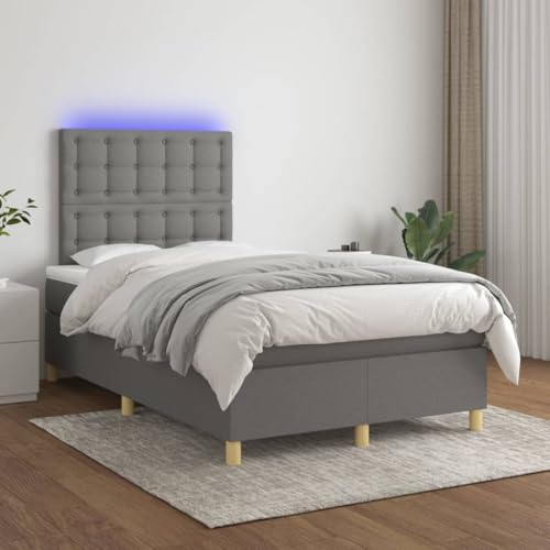 DYRJDJWIDHW lattenroste futonbett Bed bettBoxspringbett mit Matratze Dunkelblau 90x200 cm SamtGeeignet für Schlafzimmer von DYRJDJWIDHW