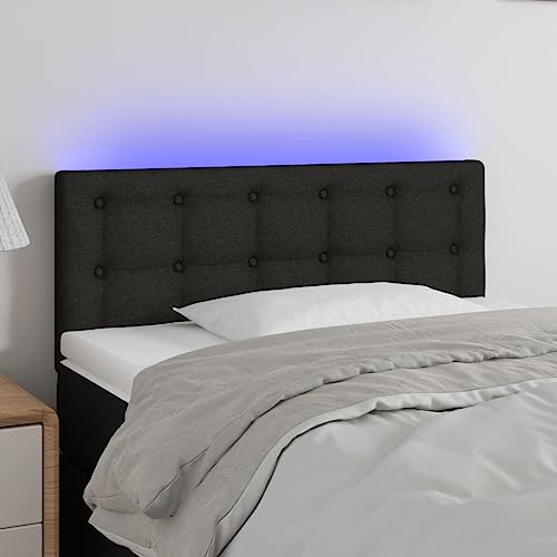 DYRJDJWIDHW lattenroste metallbett bettrahmen bettBoxspringbett mit Matratze & LED Hellgrau 160x200 cm StoffGeeignet für Schlafzimmer von DYRJDJWIDHW