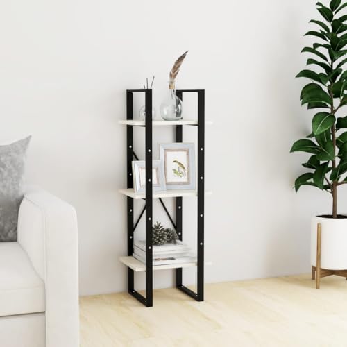 DYRJDJWIDHW metallbett Bed Frame futonbett bettrahmenBettgestell mit Kopfteil Metall Weiß 135x190 cmGeeignet für Schlafzimmer von DYRJDJWIDHW