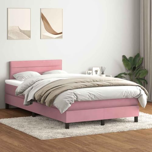 DYRJDJWIDHW metallbett bettgestell Bett bedBettgestell ohne Matratze Braun Eichen-Optik 183x213 cmGeeignet für Schlafzimmer von DYRJDJWIDHW