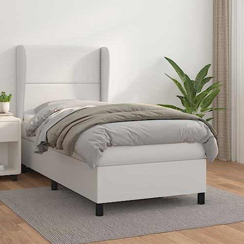 DYRJDJWIDHW metallbett futonbett Bed bettBoxspringbett mit Matratze Schwarz 140x200 cm SamtGeeignet für Schlafzimmer von DYRJDJWIDHW