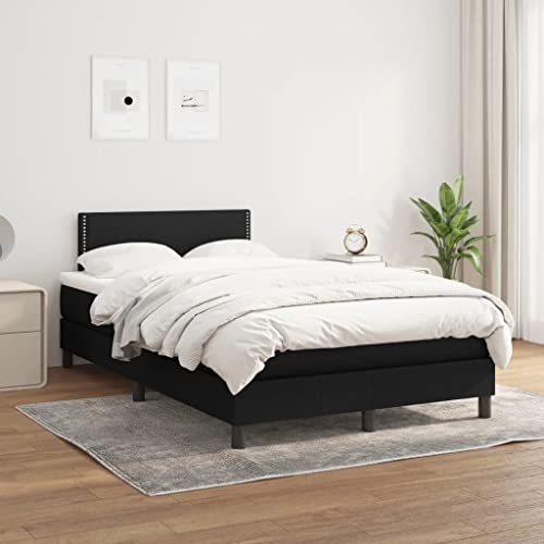 DYRJDJWIDHW metallbett kopfteil Bett futonbett bettBoxspringbett mit Matratze Taupe 80x200 cm StoffGeeignet für Schlafzimmer von DYRJDJWIDHW