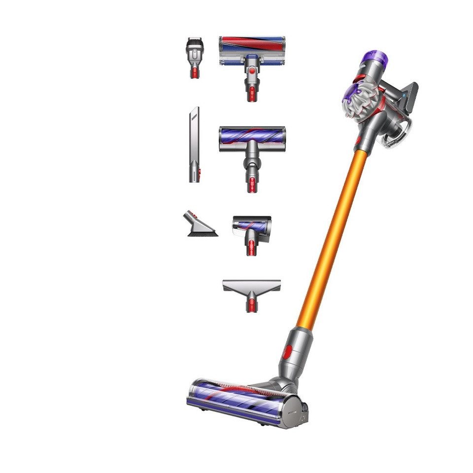 DYSON Akku-Hand-und Stielstaubsauger V8 Absolute, 115 Airwatt, kein Saugkraftverlust, 425 W, beutellos, Haarentwirrungstechnologie, bis zu 40 Minuten Laufzeit DYSON Akku-Hand-und Stielstaubsauger V8 Absolute, 115 Airwatt, kein Saugkraftverlust, 425 W, beutellos, Haarentwirrungstechnologie, bis zu 40 Minuten Laufzeit von DYSON