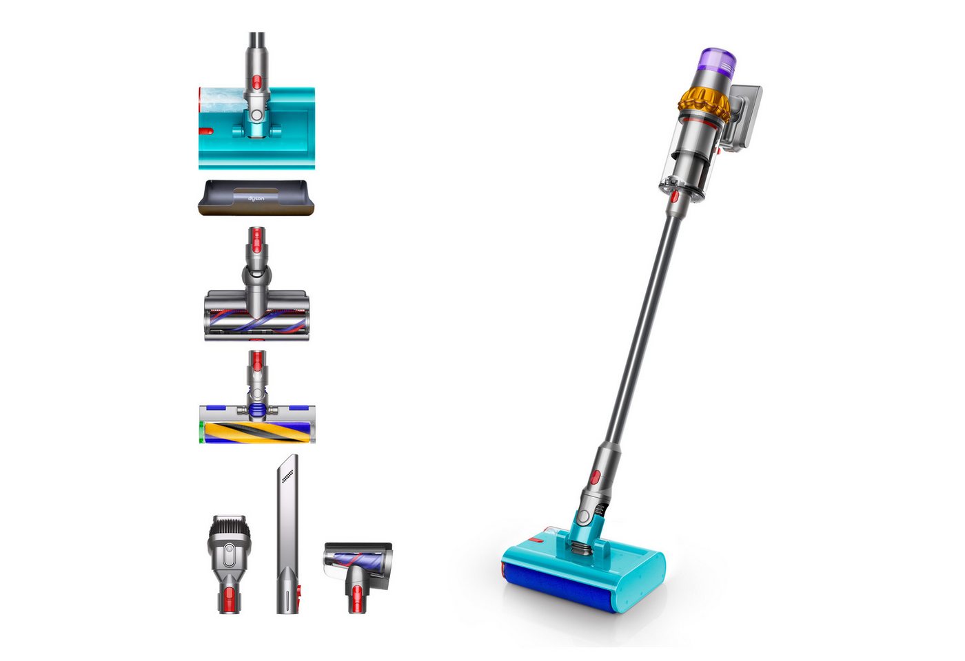 DYSON Nass-Trocken-Akkusauger V15s Detect Submarine™, 660 W, Bis zu 60 Minuten Laufzeit inkl. austauschbarem Akku DYSON Nass-Trocken-Akkusauger V15s Detect Submarine™, 660 W, Bis zu 60 Minuten Laufzeit inkl. austauschbarem Akku von DYSON