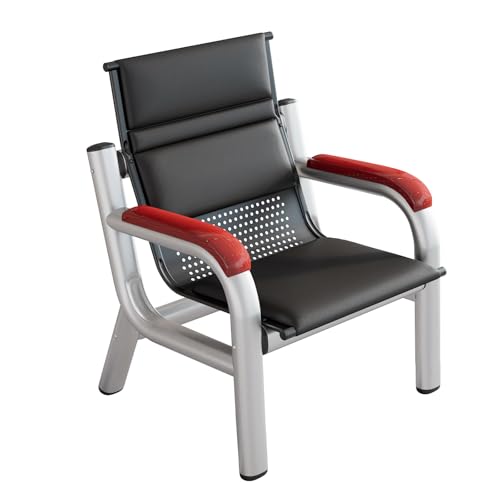 DYUNCZ Wartezimmerstühle mit Holzarmlehne, Empfangsstuhl aus PU-Leder, Empfangsmöbel, Wartebank Airport, für Flughafen, Bank, Krankenhaus, Salon DYUNCZ Wartezimmerstühle mit Holzarmlehne, Empfangsstuhl aus PU-Leder, Empfangsmöbel, Wartebank Airport, für Flughafen, Bank, Krankenhaus, Salon von DYUNCZ