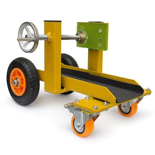 Hochleistungs-plattenwagen, Steinplattenwagen mit Verstellbarer Klemme, 500 Kg Tragkraft, Ideal für den Transport von Gipskartonplatten, Gipskartonplatten(Yellow) von DYUNCZ