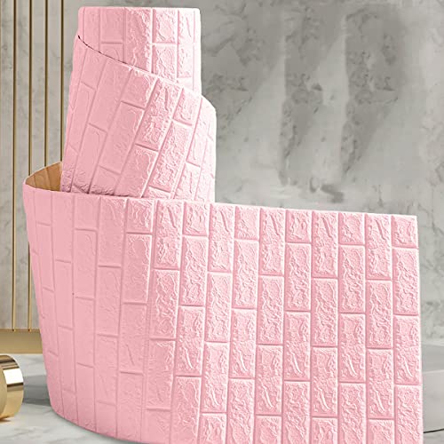DYXJB Selbstklebende Tapete 3D Dreidimensionale Schaumziegelwandtapete wasserdichte und Feuchtigkeitsbeständige Schlafzimmerhintergrundwanddekoration (Color : I, Size : 70cmx10m) von DYXJB