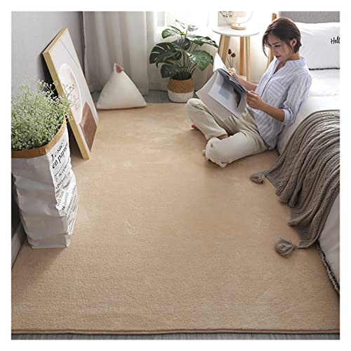 Tepiche Moderne Schlafzimmer Weicher Flauschiger Dicker, Fusselfreier, Rutschfester Stoff Hochflor Teppich (Color : E, Size : 160x60cm(5.25x1.97ft)) von DYXJB