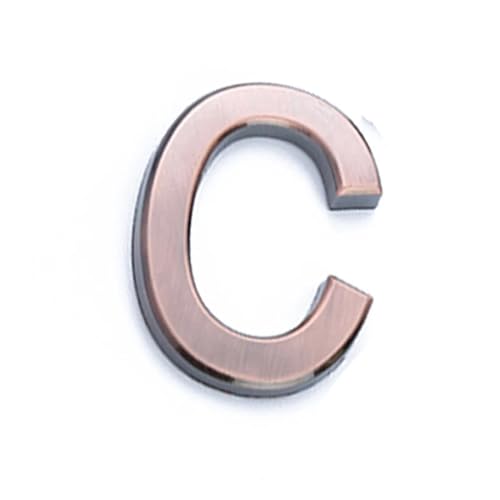 10cm Bronze Digital Hotel Door Number Plate For Room Electroplated Wire Drawing Spot Adhesive Backing(C) von DYYEUAVT