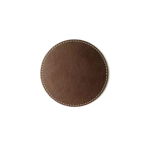 5 stücke Runde Untersetzer Wärmedämmung Matte Einfachen Stil Einfarbig Waschbar Tischset Anti-verbrühungen(Style03 5pcs) von DYYEUAVT
