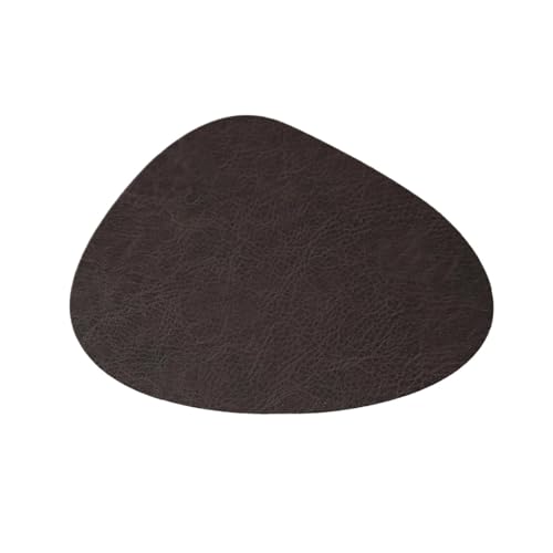 DYYEUAVT 4er-Set unregelmäßige Tischsets aus Kunstleder, ölbeständig, wasserdicht, for Küchentische, Bars, Esszimmer(Color 03) von DYYEUAVT