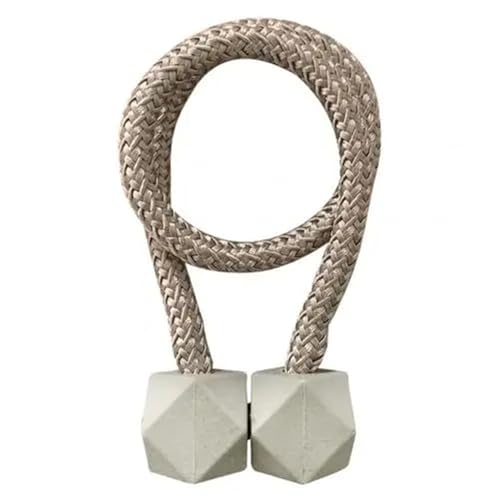DYYEUAVT Magnetische Polyester Vorhang Raffhalter Halter Haken Ball Schnalle Clip Home Decor Krawatte Zurück Zubehör(Light Coffee) von DYYEUAVT