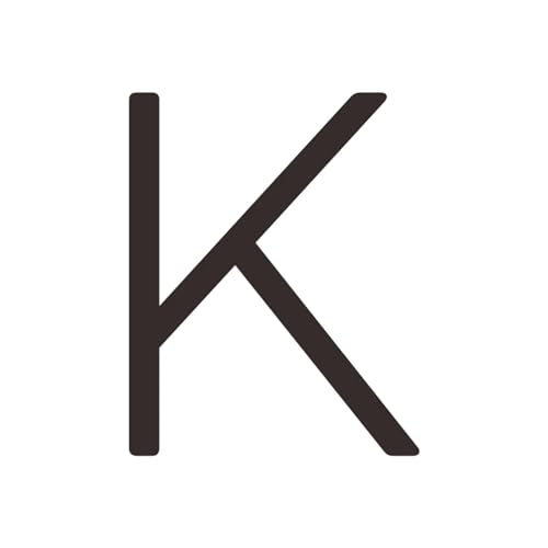 Massives Messing, 4–12 Zoll, 10–30 cm, großer Zahlenbuchstabe, Tür, Haus, öffentliches Schwarzgold, schwimmende Signatur, Ziffern for den Außenbereich(K,100mm 4inch) von DYYEUAVT