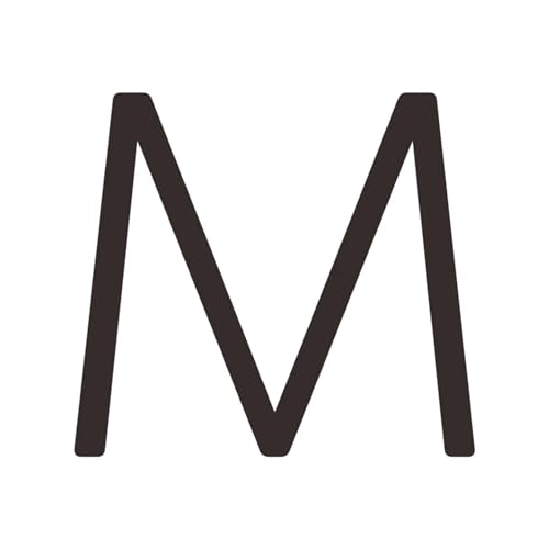 Massives Messing, 4–12 Zoll, 10–30 cm, großer Zahlenbuchstabe, Tür, Haus, öffentliches Schwarzgold, schwimmende Signatur, Ziffern for den Außenbereich(M,127mm 5inch) von DYYEUAVT