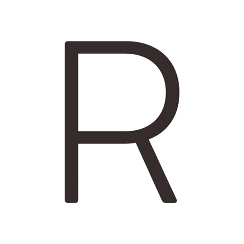 Massives Messing, 4–12 Zoll, 10–30 cm, großer Zahlenbuchstabe, Tür, Haus, öffentliches Schwarzgold, schwimmende Signatur, Ziffern for den Außenbereich(R,254mm 10inch) von DYYEUAVT