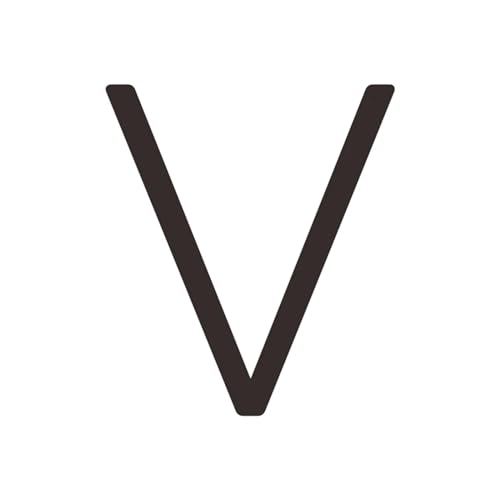 Massives Messing, 4–12 Zoll, 10–30 cm, großer Zahlenbuchstabe, Tür, Haus, öffentliches Schwarzgold, schwimmende Signatur, Ziffern for den Außenbereich(V,127mm 5inch) von DYYEUAVT