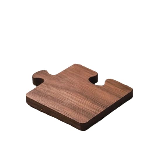 Walnuss Bahn Log Restaurant Decor Massivholz Wärme-beständig Tisch Top Schutz Isolierte Kaffee(2pcs) von DYYEUAVT