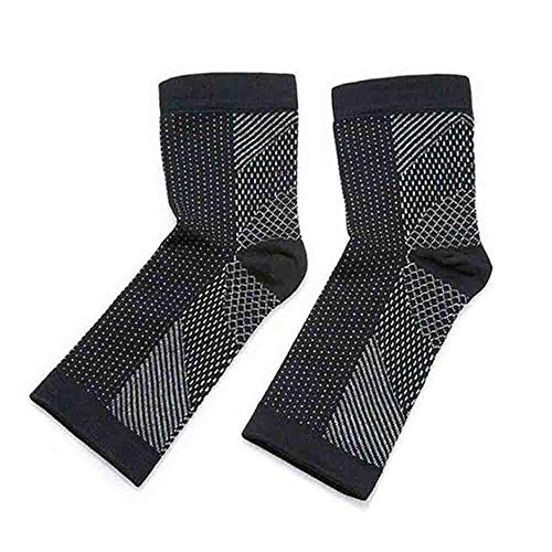 Dr. Sock Beruhigungssocken Anti Fatigue Compression Fuß Sleeve Support Brace Sock für Plantar Fasciitis Achilles Knöchel Anti Fatigue (3 Paare) (S/M) von DZANS
