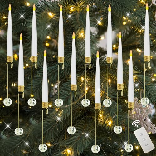 6 Stück Stabkerzen Led Christbaumkerzen Kabellos mit Fernbedienung LED Kerzen,Weihnachtsbaumkerzen Weihnachtsbaumbeleuchtung Flammenlossen Weihnachtskerzen für Weihnachtsdeko Innen Außen (Kristall) 6 Stück Stabkerzen Led Christbaumkerzen Kabellos mit Fernbedienung LED Kerzen,Weihnachtsbaumkerzen Weihnachtsbaumbeleuchtung Flammenlossen Weihnachtskerzen für Weihnachtsdeko Innen Außen (Kristall) von DZAY