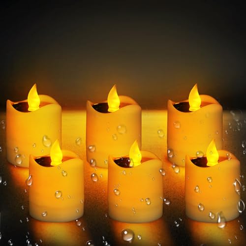 6 Stücke Solar Kerzen Outdoor Led Teelichter Solarkerzen Außen Wasserdicht,Flackernde Wiederaufladbare Solar Teelicht Außen,Flammenlose Solar Kerze LED Teelichter für Garten Balkon Hochzeit Dekoration 6 Stücke Solar Kerzen Outdoor Led Teelichter Solarkerzen Außen Wasserdicht,Flackernde Wiederaufladbare Solar Teelicht Außen,Flammenlose Solar Kerze LED Teelichter für Garten Balkon Hochzeit Dekoration von DZAY