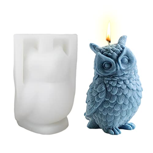 DZAY 3D Eule Silikonform Kerzenform Seifenform,3D Eulen Form Silikon Seifengießform Kerzen Gießform Kuchen Dekoration,DIY Handgemachte Fondant Schokoladenform Eulen Geformte Handwerks Skulptur DZAY 3D Eule Silikonform Kerzenform Seifenform,3D Eulen Form Silikon Seifengießform Kerzen Gießform Kuchen Dekoration,DIY Handgemachte Fondant Schokoladenform Eulen Geformte Handwerks Skulptur von DZAY