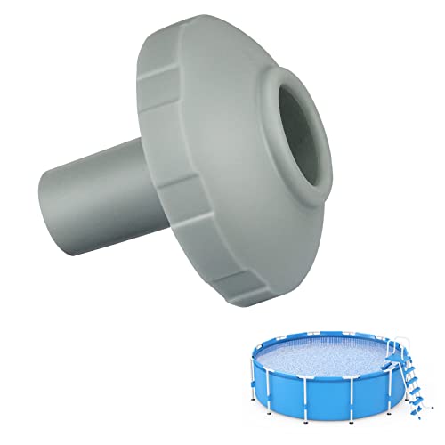 DZAY Drehbare Einlaufdüse Pool Schwimmbadzubehör,Pooldüse Rücklauf-Düse mit Schwenkbarem Kopf Steckverbinder Schlauchanschluss 32mm und 38mm Pool Zubehör,2.7 x 8.5 x 9 cm von DZAY