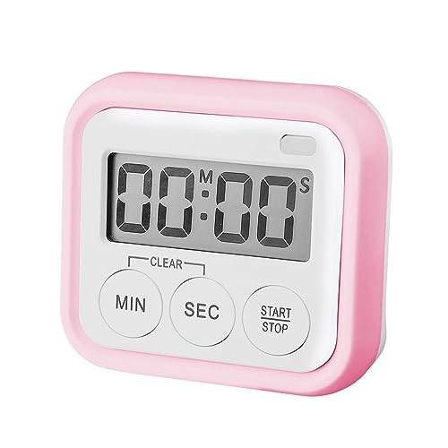 Eieruhr Digital Küchentimer für Kochen Big Digits Display,Kitchen Timer mit Lauter Alarm/Magnetischer Rückseite Eieruhr mit Stoppuhr 99min 59sek Küchentimer Kurzzeitwecker Küche Kurzzeitmesser (Rosa) Eieruhr Digital Küchentimer für Kochen Big Digits Display,Kitchen Timer mit Lauter Alarm/Magnetischer Rückseite Eieruhr mit Stoppuhr 99min 59sek Küchentimer Kurzzeitwecker Küche Kurzzeitmesser (Rosa) von DZAY