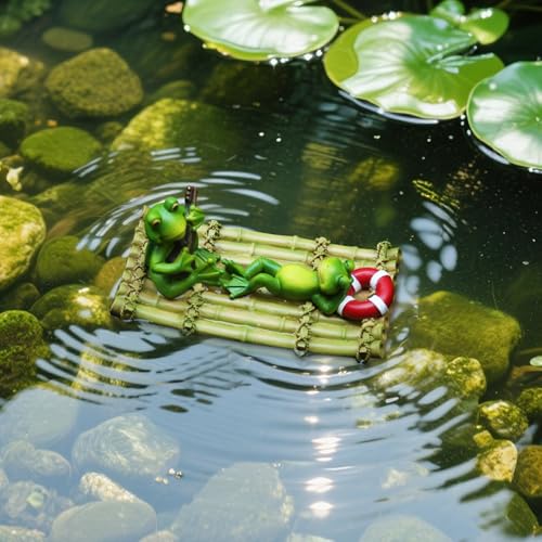 Miniteich Deko Schwimmender Frosch Teichdeko Gartendeko für Draußen Wetterfest,Grün Frösche Figuren Schwimmfiguren,Teich Deko Garten Froschkönig Gartenteich Tierfigur für Schwimmdeko Teich Miniteich Deko Schwimmender Frosch Teichdeko Gartendeko für Draußen Wetterfest,Grün Frösche Figuren Schwimmfiguren,Teich Deko Garten Froschkönig Gartenteich Tierfigur für Schwimmdeko Teich von DZAY