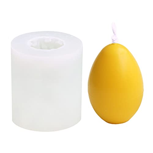 Ostern Ei Silikonform Kerze Osterei Kerzenformen,3D Ei Silikon Fondantform Ostern Schokoladen Ei Form für Aromatherapie Kerze Herstellung,DIY Handwerk für Kerzen Seife Osterei Silikonform von DZAY