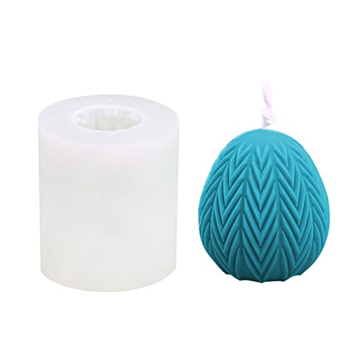 Ostern Ei Silikonform Kerze Osterei Kerzenformen,3D Ei Silikon Fondantform Ostern Schokoladen Ei Form für Aromatherapie Kerze Herstellung,DIY Handwerk für Kerzen Seife Osterei Silikonform von DZAY