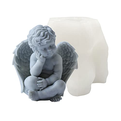 Silikonform Epoxidharz Engel 3D Kerzen Aromatherapie Kerzenform Harz Casting Epoxidharz Resin Gießform Seife Form Silikon Form Handwerk Skulptur für DIY Seife,Kerzen Dekoration Silikon Kerzenformen Silikonform Epoxidharz Engel 3D Kerzen Aromatherapie Kerzenform Harz Casting Epoxidharz Resin Gießform Seife Form Silikon Form Handwerk Skulptur für DIY Seife,Kerzen Dekoration Silikon Kerzenformen von DZAY