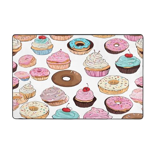 Bedruckte Teppiche für Wohnzimmer, Schlafzimmer und Büro, 152,4 x 99,1 cm, weiche rutschfeste moderne Teppiche für den Innenbereich, 152,4 x 99,1 cm Bedruckte Teppiche für Wohnzimmer, Schlafzimmer und Büro, 152,4 x 99,1 cm, weiche rutschfeste moderne Teppiche für den Innenbereich, 152,4 x 99,1 cm von DZBDWZXH