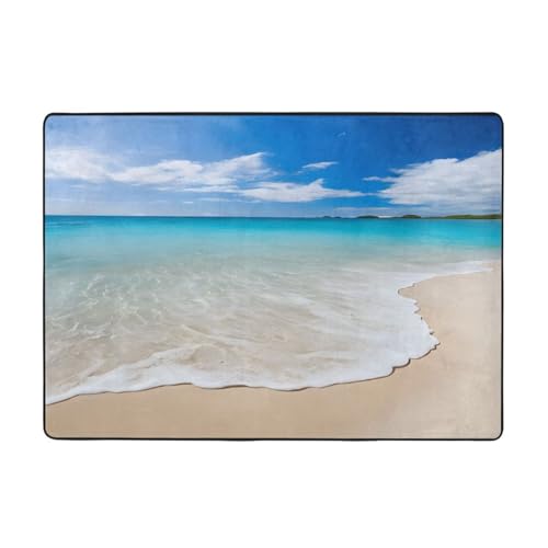 Bedruckte Teppiche für Wohnzimmer, Schlafzimmer und Büro, 203 x 147 cm, weiche, rutschfeste moderne Teppiche für den Innenbereich. Bedruckte Teppiche für Wohnzimmer, Schlafzimmer und Büro, 203 x 147 cm, weiche, rutschfeste moderne Teppiche für den Innenbereich. von DZBDWZXH