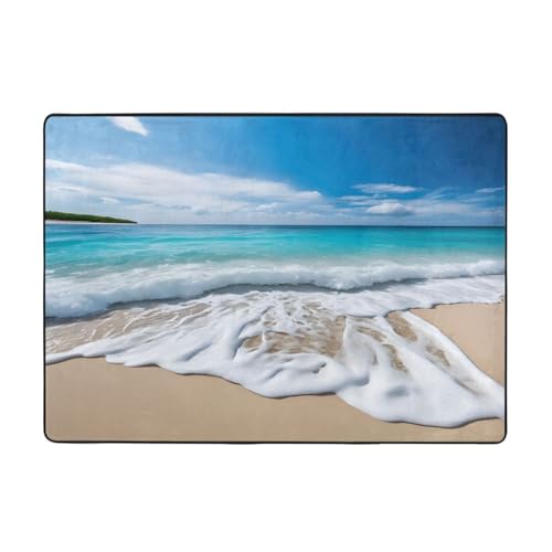 Bedruckte Teppiche für Wohnzimmer, Schlafzimmer und Büro, 203 x 147 cm, weiche, rutschfeste moderne Teppiche für den Innenbereich. Bedruckte Teppiche für Wohnzimmer, Schlafzimmer und Büro, 203 x 147 cm, weiche, rutschfeste moderne Teppiche für den Innenbereich. von DZBDWZXH