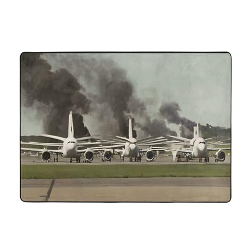 Bedruckte Teppiche für Wohnzimmer, Schlafzimmer und Büro, 203 x 147 cm, weiche, rutschfeste moderne Teppiche für den Innenbereich. Bedruckte Teppiche für Wohnzimmer, Schlafzimmer und Büro, 203 x 147 cm, weiche, rutschfeste moderne Teppiche für den Innenbereich. von DZBDWZXH