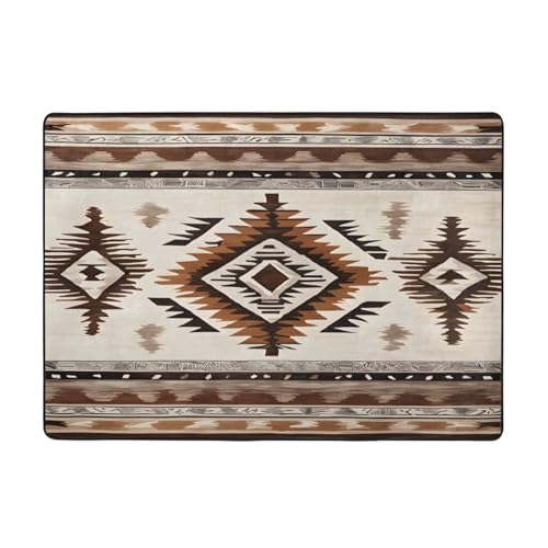 Bedruckte Teppiche für Wohnzimmer, Schlafzimmer und Büro, 203 x 147 cm, weiche, rutschfeste moderne Teppiche für den Innenbereich. von DZBDWZXH