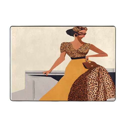 Bedruckte Teppiche für Wohnzimmer, Schlafzimmer und Büro, 203 x 147 cm, weiche rutschfeste moderne Innenteppiche. Bedruckte Teppiche für Wohnzimmer, Schlafzimmer und Büro, 203 x 147 cm, weiche rutschfeste moderne Innenteppiche. von DZBDWZXH