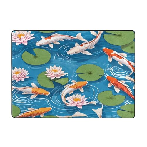 Bedruckte Teppiche für Wohnzimmer, Schlafzimmer und Büro, 203 x 147 cm, weiche rutschfeste moderne Teppiche für den Innenbereich. Bedruckte Teppiche für Wohnzimmer, Schlafzimmer und Büro, 203 x 147 cm, weiche rutschfeste moderne Teppiche für den Innenbereich. von DZBDWZXH