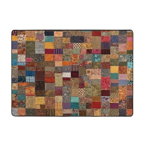Bedruckte Teppiche für Wohnzimmer, Schlafzimmer und Büro, 203 x 147 cm, weiche rutschfeste moderne Teppiche für den Innenbereich. von DZBDWZXH