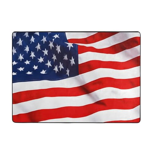 Bedruckte Teppiche für Wohnzimmer, Schlafzimmer und Büro, 203 x 147 cm, weiche rutschfeste moderne Teppiche für den Innenbereich. von DZBDWZXH