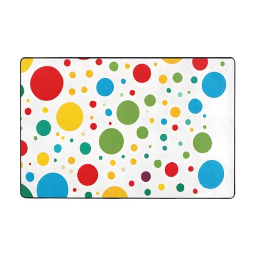 Bedruckte Teppiche für Wohnzimmer, Schlafzimmer und Büro, Bodenmatte, 182,9 x 121,9 cm, weich, rutschfest, modern, für den Innenbereich von DZBDWZXH