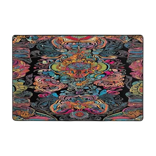 Bedruckte Teppiche für Wohnzimmer, Schlafzimmer und Büro, Bodenmatte, 182,9 x 121,9 cm, weiche, rutschfeste, moderne Teppiche für den Innenbereich. Bedruckte Teppiche für Wohnzimmer, Schlafzimmer und Büro, Bodenmatte, 182,9 x 121,9 cm, weiche, rutschfeste, moderne Teppiche für den Innenbereich. von DZBDWZXH