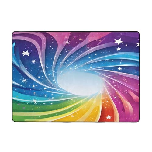 Bedruckter Teppich für Wohnzimmer, Schlafzimmer und Büro, 203 x 147 cm, weiche, rutschfeste moderne Teppiche für den Innenbereich. Bedruckter Teppich für Wohnzimmer, Schlafzimmer und Büro, 203 x 147 cm, weiche, rutschfeste moderne Teppiche für den Innenbereich. von DZBDWZXH