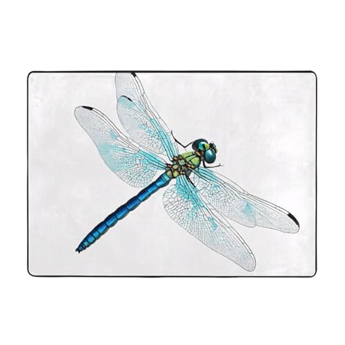 Bedruckter Teppich für Wohnzimmer, Schlafzimmer und Büro, 203 x 147 cm, weiche rutschfeste moderne Innenteppiche. von DZBDWZXH